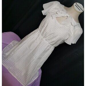 MA*RS Mini Dress Small White Ribbon Casual Party Prom Wedding Festival Gyaru Gal